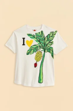 Farm Rio I Heart Bananas Organic Cotton T-Shirt -Outer Aura 309584 06