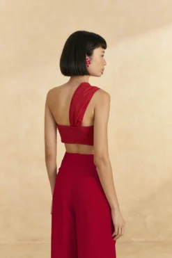 Farm Rio Red Twisted Top -Outer Aura 309602 04 scaled