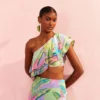 Farm Rio Beach Vibe One Shoulder Top