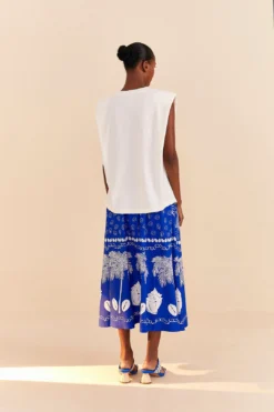 Farm Rio Festa Do Mar Organic Cotton T-Shirt -Outer Aura 310677 04