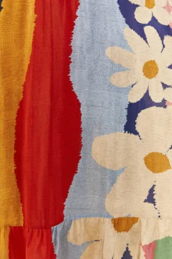 Farm Rio Super Fun Daisy Maxi Dress -Outer Aura 311363 05