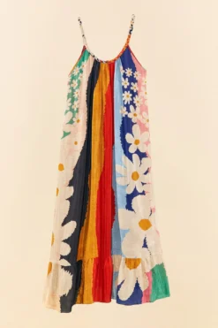 Farm Rio Super Fun Daisy Maxi Dress -Outer Aura 311363 06