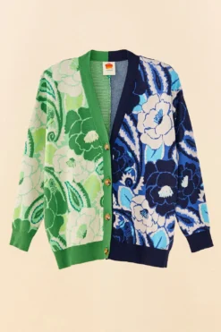 Farm Rio Tropical Groove Mixed Cardigan -Outer Aura 312901 06