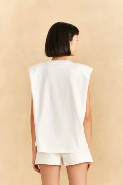 Farm Rio Nature Is The Future Embroidered Organic Cotton T-Shirt -Outer Aura 313563 04