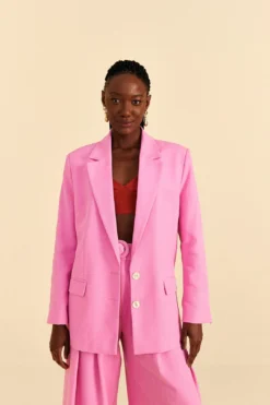 Farm Rio Pink Blazer