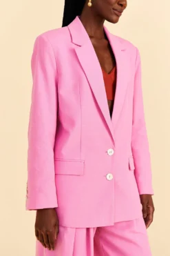 Farm Rio Pink Blazer -Outer Aura 313633 03