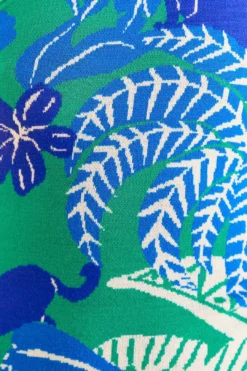 Farm Rio Green Jungle Panther Knit Dress 10 Farm Rio Green Jungle Panther Knit Dress -Outer Aura 313645 05