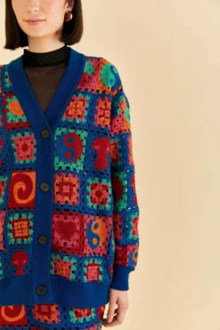 Farm Rio Crochet Icons Cardigan 6 Farm Rio Crochet Icons Cardigan -Outer Aura 313651 03 scaled