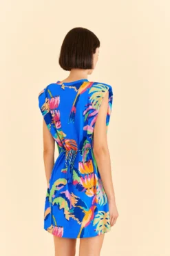 Farm Rio Blue Painted Jungle T-Shirt Dress 8 Farm Rio Blue Painted Jungle T-Shirt Dress -Outer Aura 313685 04 scaled