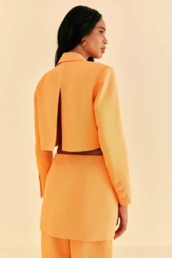 Farm Rio Peach Cut Out Blazer -Outer Aura 316422 03 scaled