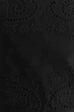 Farm Rio Black Embroidered Blouse -Outer Aura 318256 04