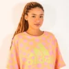 ADIDAS FARM TOTALLY NEW RIO T-SHIRT LIGHT PINK