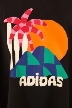 Farm Rio Adidas Farm Gfx Tee Black -Outer Aura HS1177 05