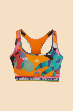 Farm Rio Farm Medium-Support Bra Bold Green / Better Scarlet -Outer Aura HS1187 06 scaled