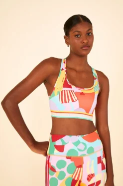 Farm Rio Adidas Farm Medium-Support Bra Gold