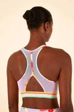 Farm Rio Adidas Farm Medium-Support Bra Gold -Outer Aura HS1188 03