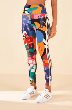 Farm Rio Adidas Farm Training Tights Green -Outer Aura HS1191 03