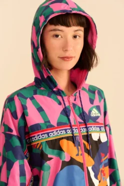 Farm Rio Adidas Farm Jacket Green -Outer Aura HS1205 03